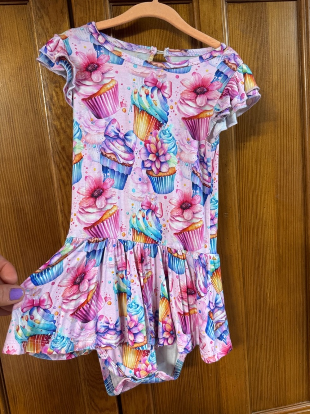 Bums & Roses Cupcake Ruffle Dress